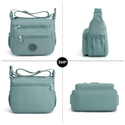 PALAY® Women Crossbody Bag Waterproof Nylon Multi-Layer Casual Satchel Shoulder Messenger Travel Day Pack 2 PCS PALAY® Women Crossbody Bag Waterproof Nylon Multi-Layer Casual Satchel Shoulder Messenger Travel Day Pack 2 PCS